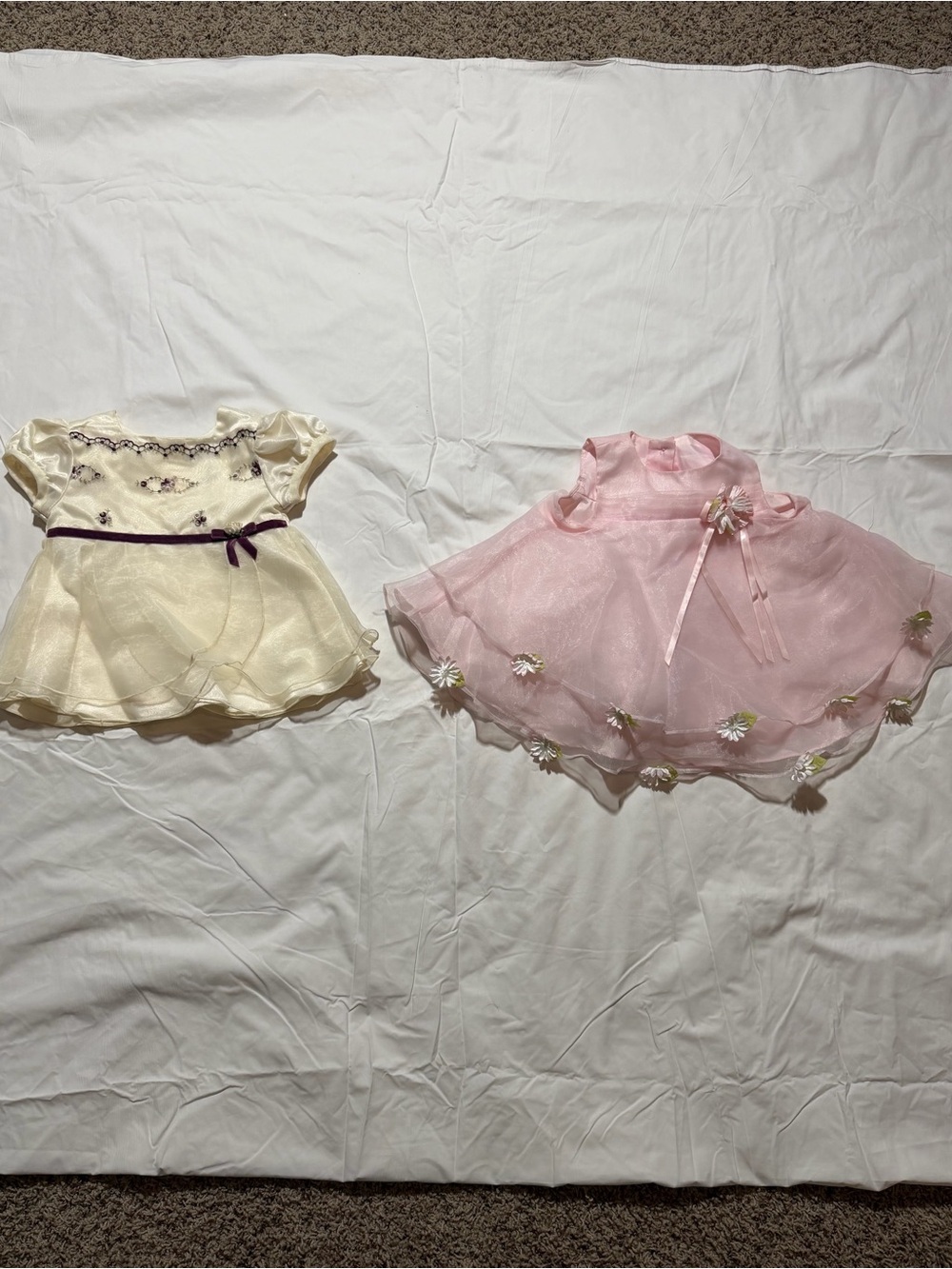 3-6 Month Girl Dress Bundle George & La Princess Special Occasion Dresses